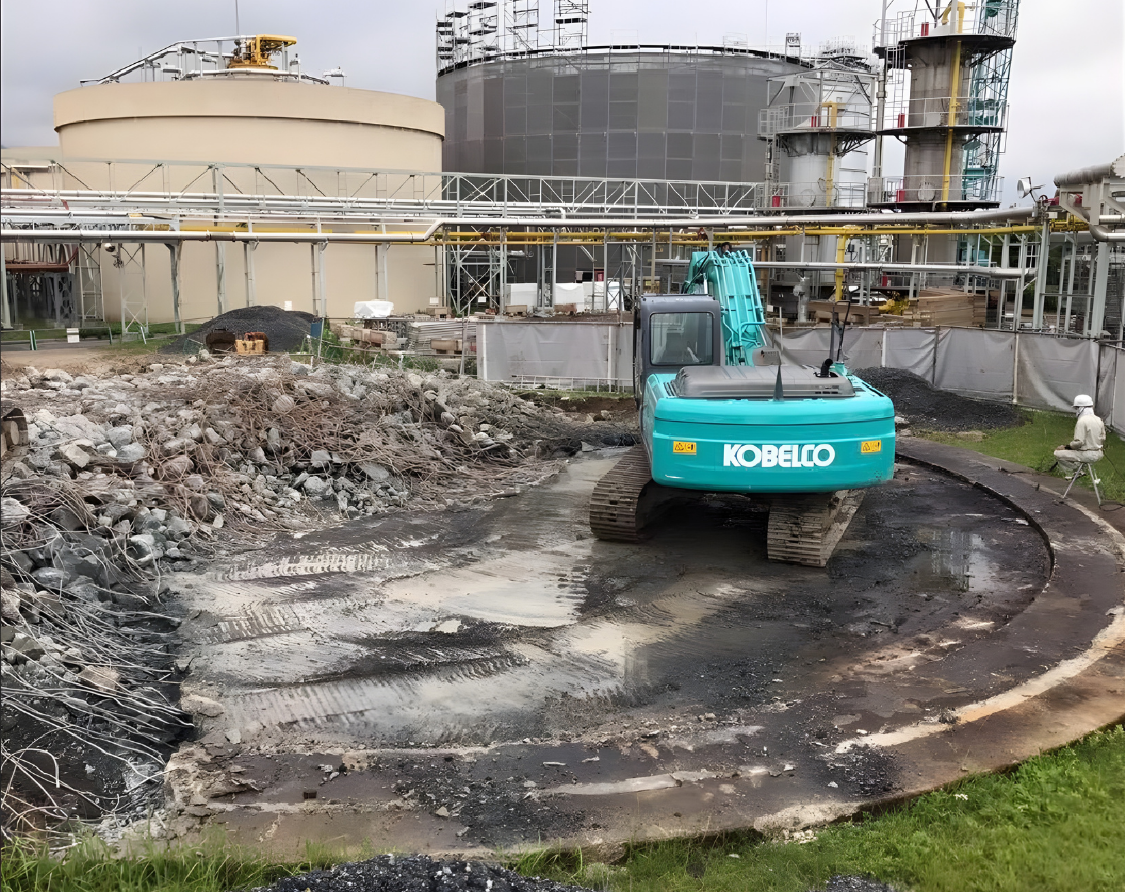 ガスタンク複合工事