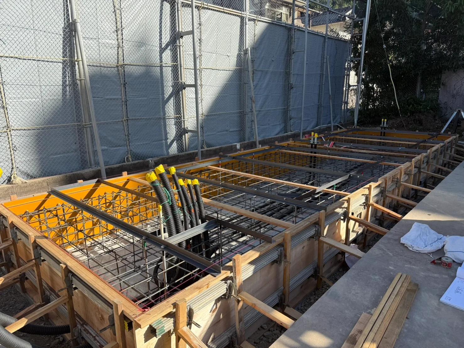 受変電設備基礎工事