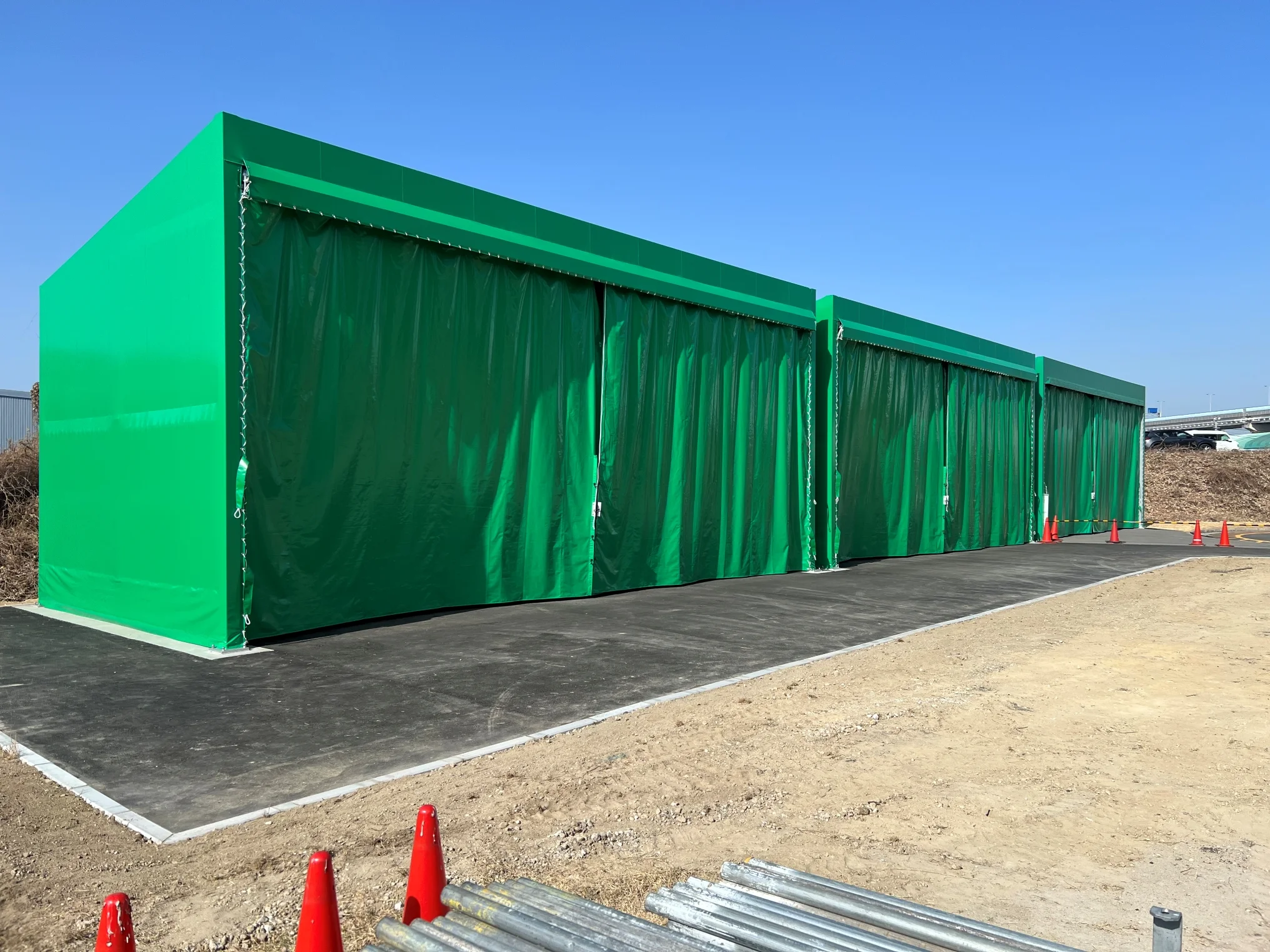 テント倉庫新築工事