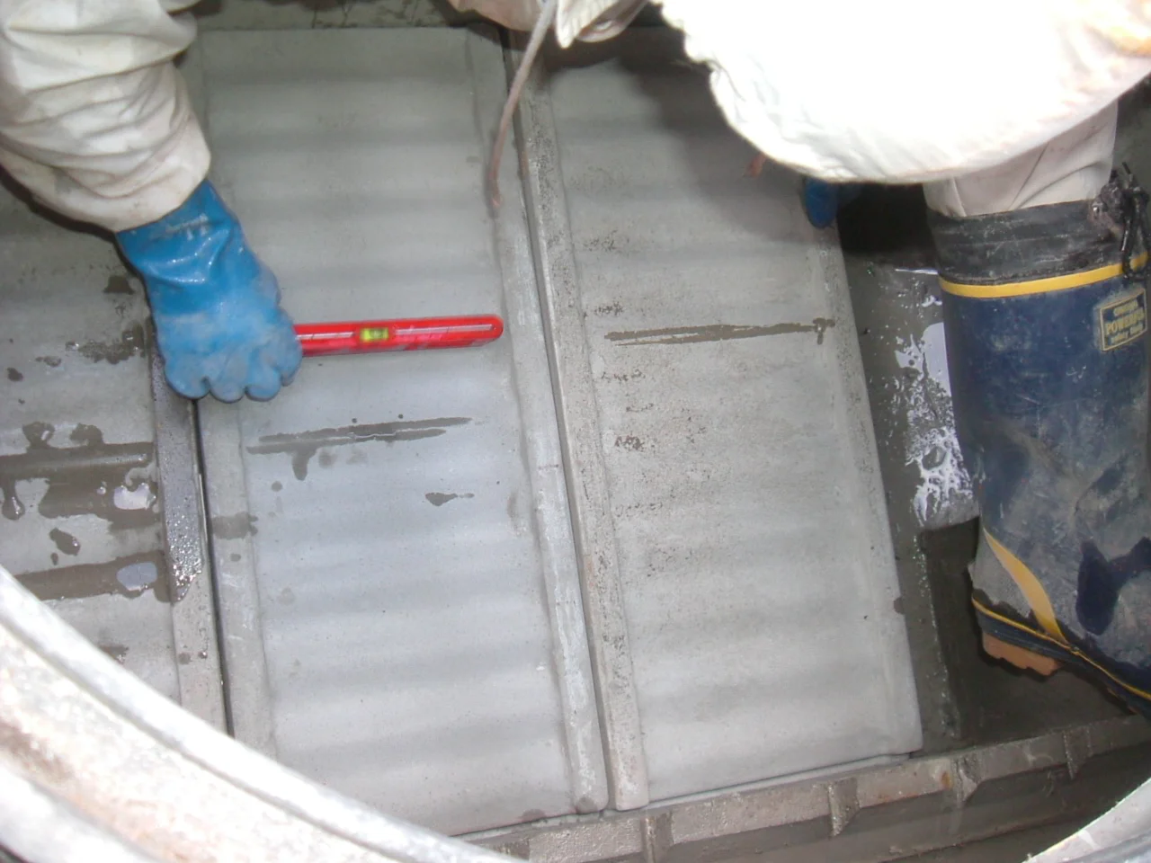 平面酸化浄化槽修理